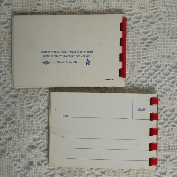 Vintage 2 Vancouver Canada Mini Albums Souvenir Butchart Gardens Spiral Bound - Picture 4 of 6